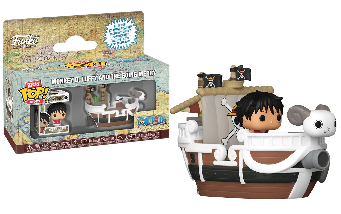 FUNKO BITTY POP RIDE ONE PIECE MONKEY D. LUFFY & GOING MERRY
