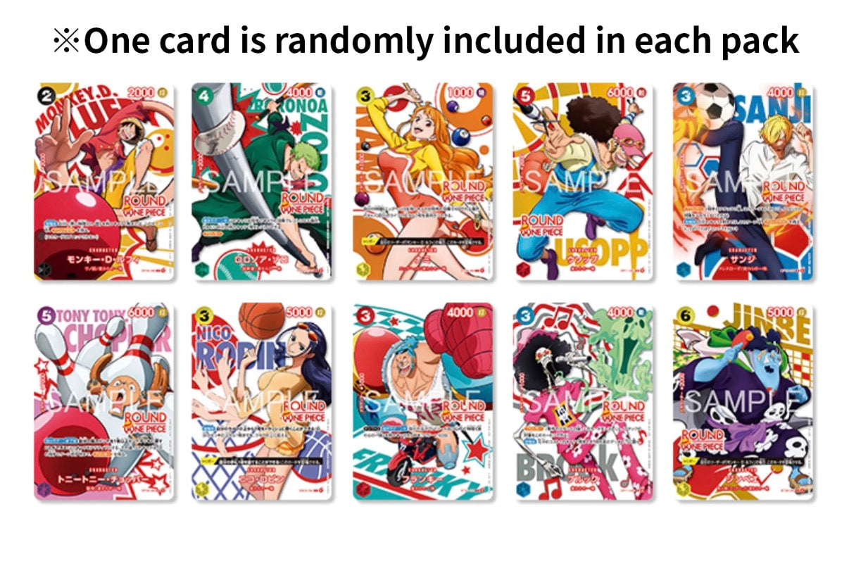 One Piece x Round 1 SOBRE PROMO JP