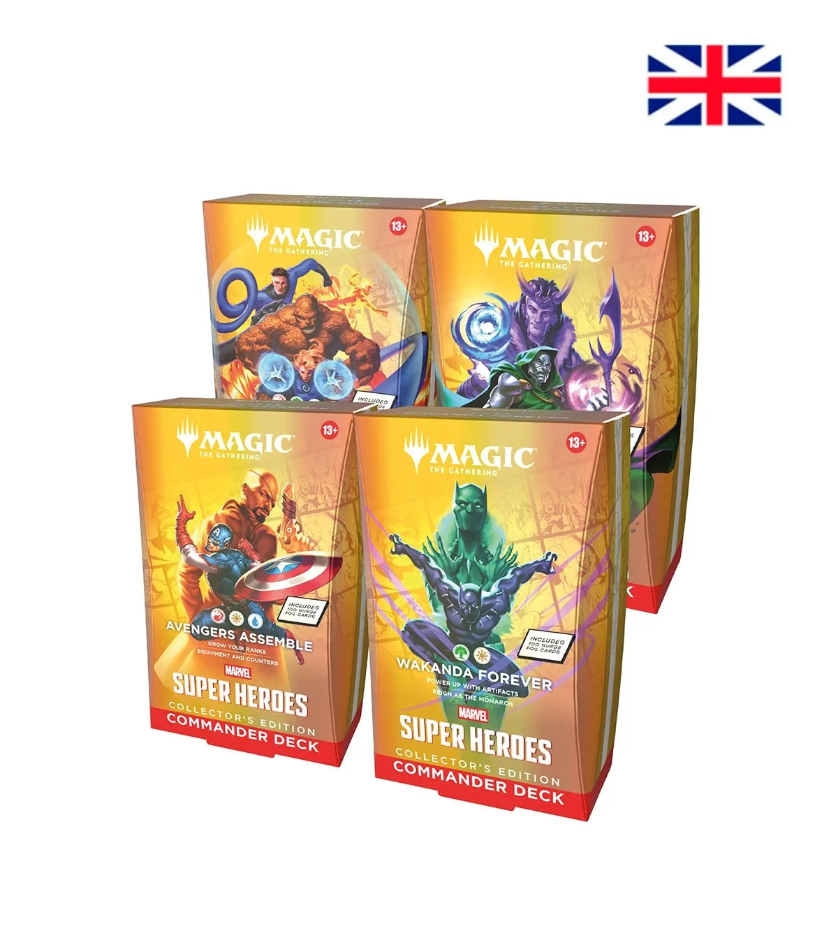 Collector's Edition (4 mazos) Marvel Super Heroes Inglés - Magic The Gathering