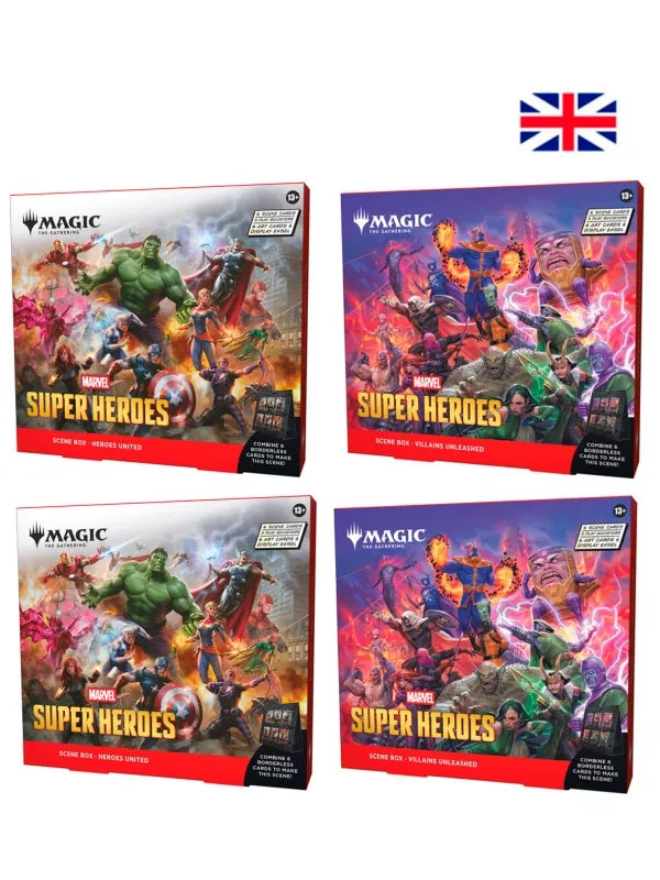 Scene Box Display Marvel Super Heroes Inglés - Magic The Gathering