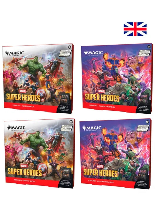 Scene Box Display Marvel Super Heroes Inglés - Magic The Gathering