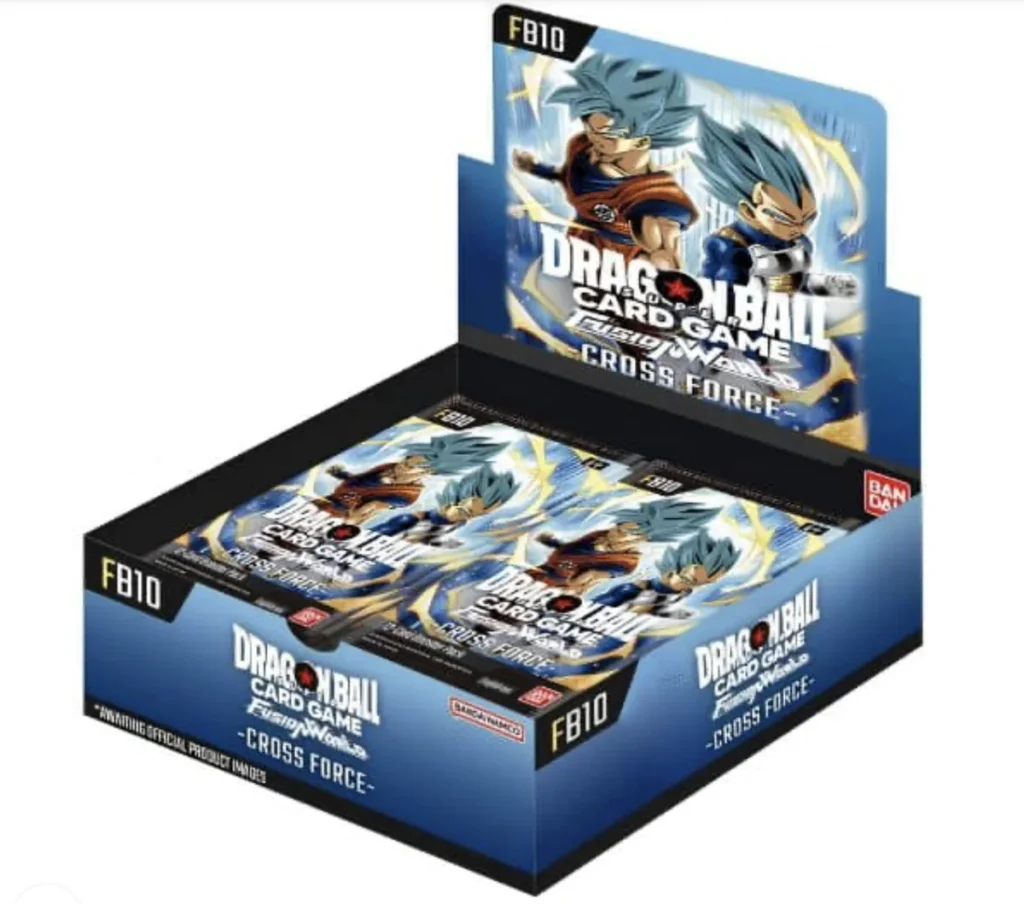 Display de 24 sobres de Dragon Ball Super Fusion World FB-10 Cross Force