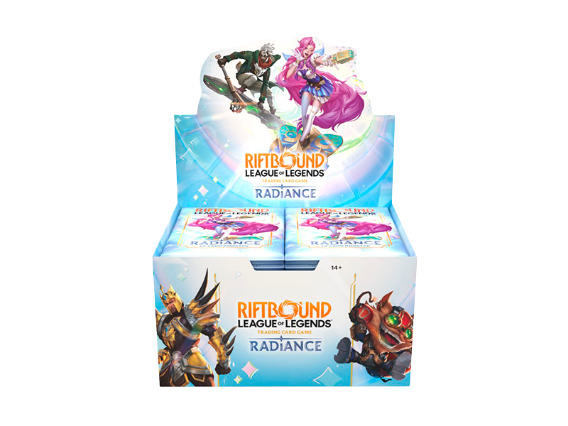 Riftbound: League of Legends TCG Radiance · Caja de 24 sobres (inglés)